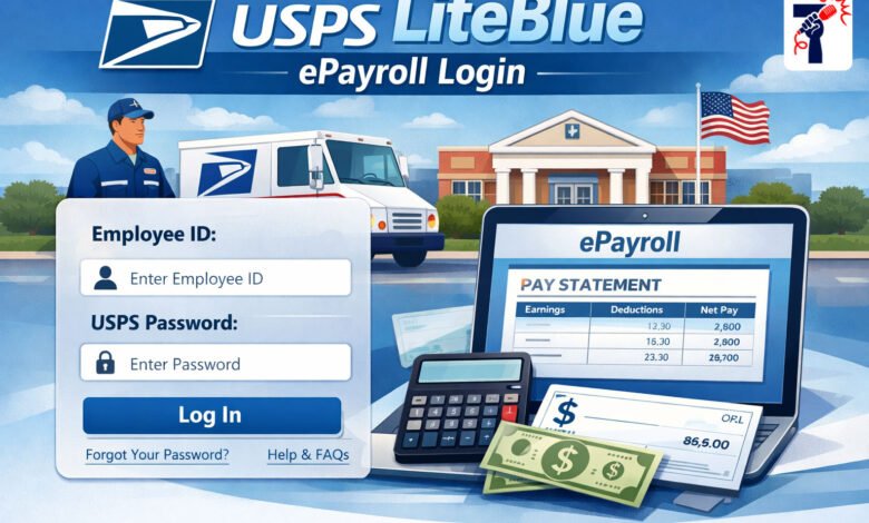 USPS LiteBlue ePayroll Login
